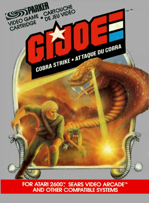 G.I. Joe Cobra Strike box art for Atari 2600